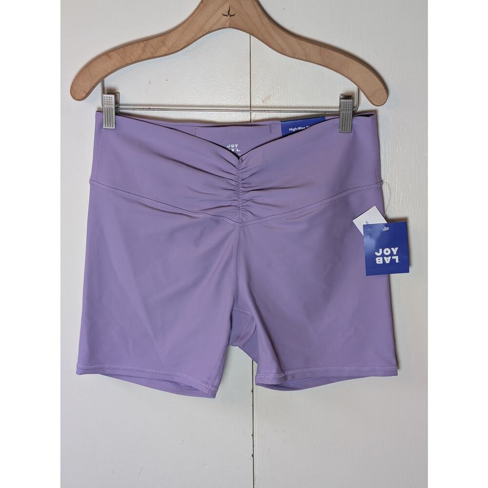 JoyLab Ruched Purple Shorts Large - Picture 7 of 9